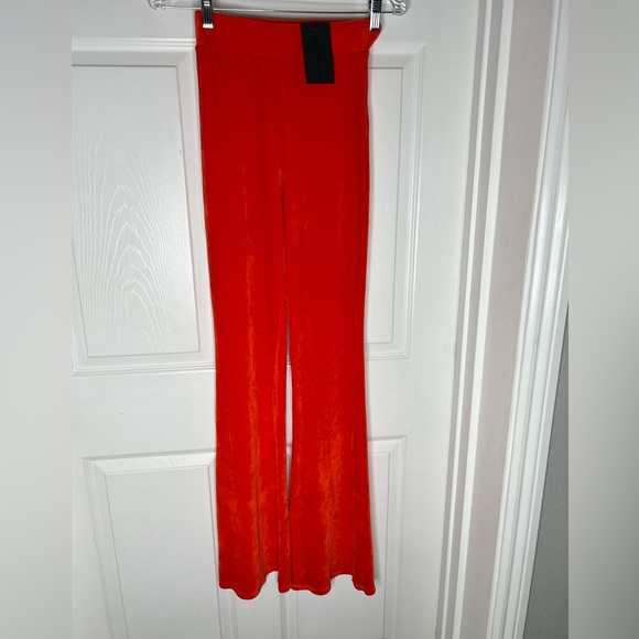NWT Vintage Souls Los Angeles Velour High Waist Bell Bottoms Bell Flare - Picture 3 of 10